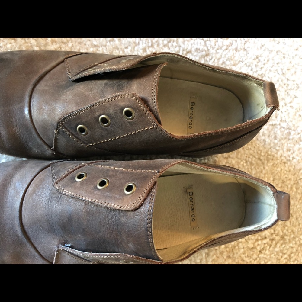 Leather Ankle Booties, size 10 - Picture 4 of 5